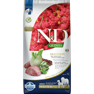 Canine Adult Quinoa Digestion Lamm, Fenchel Medium/Maxi