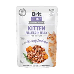Care Cat - Kitten - Fillets in Jelly with Savory Salmon