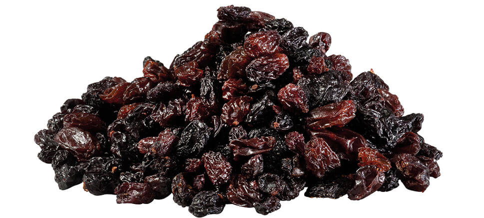 Raisins secs pour les oiseaux sauvages
