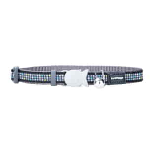 Katzenhalsband Design Modern on Cool Grey XS