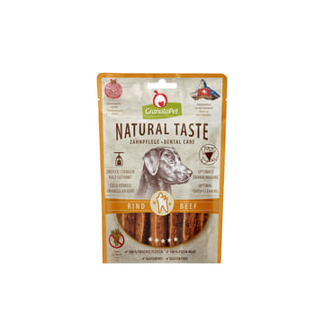Hund - Natural Taste Edler Snack Rind Zahnpflege