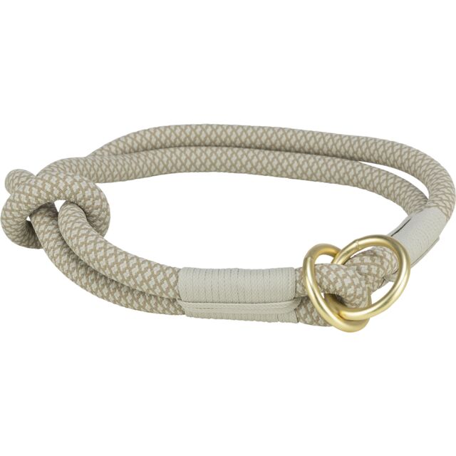 Soft Rope collier semi-étrangleur gris/gris clair
