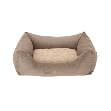 Hundebett Kingston Cord Double Face braun