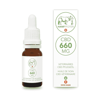 Huile de soin CBD 660mg pour chiens de grandes races
