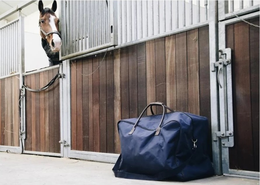 Sac pour couvertures bleu marine