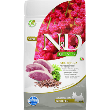 Canine Adult Mini Neutered Duck Quinoa