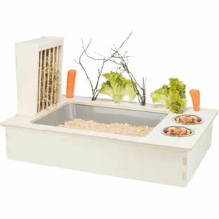 Station d'alimentation pour lapins