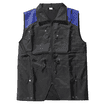 Gilet noir/bleu