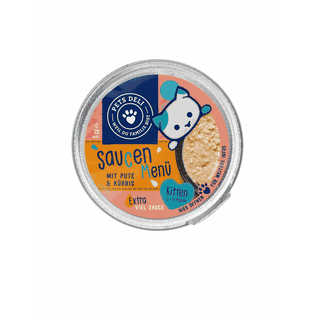 Kitten Saucen Menü mit Pute & Kürbis