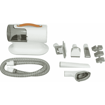 Clipper set with fur vacuum cleaner