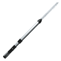 Brosse à algues télescopique avec mécanisme grattoir