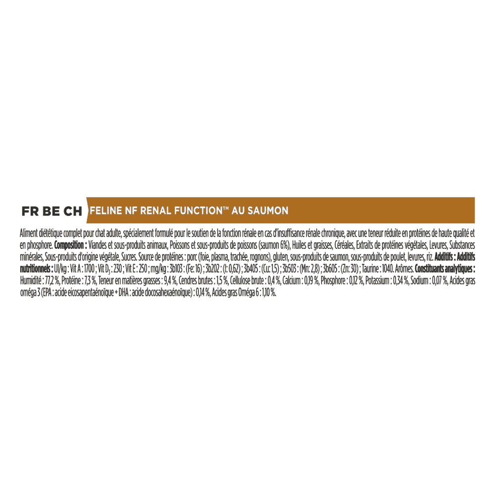 FELINE NF Renal Function Advanced Care - sachets