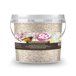Premium Wildvogelfutter Streufutter mit Insekten
