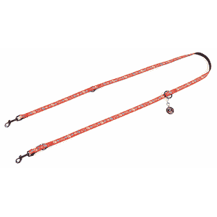 Leash Pfoty, red