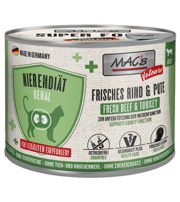 CAT Vetcare Renal Boeuf & Dinde