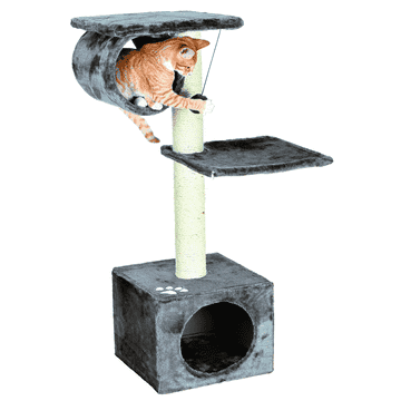 San Fernando cat scratcher, platinum gray