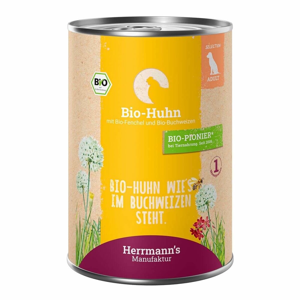 Selection Poulet Bio avec Fenouil et Sarrasin
