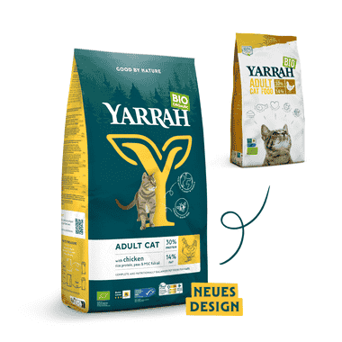 Croquettes biologiques au poulet pour chat