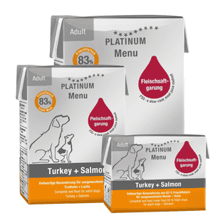 Menu Adult Turkey & Salmon
