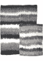 Tapis Multi Ombré Noir-Gris-Blanc