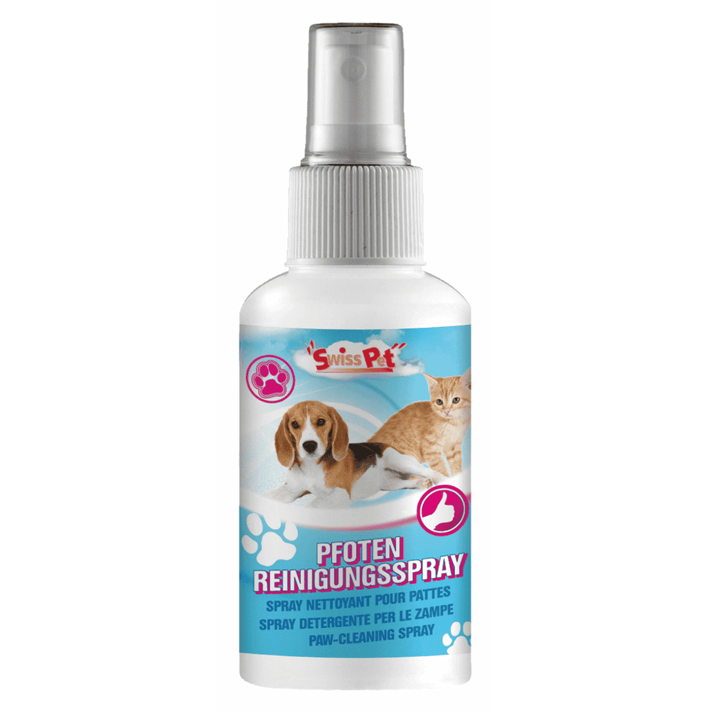 Spray nettoyant pour pattes