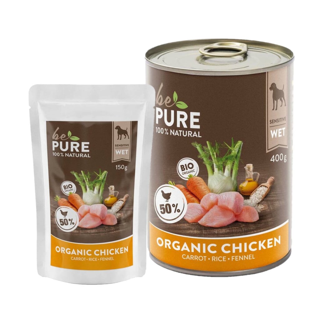 Dog Organic Chicken, vegetables &amp; rice