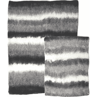 Tapis Multi Ombré Noir-Gris-Blanc