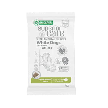 White Dogs Grain Free Hypoallergenic Dental White Fish