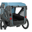 Remorque de vélo gris/bleu