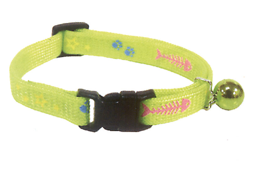ReflectLine Katzenhalsband mit Fischmotiv