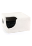 Chillout Box avec coussin 52 x 52 x 30cm, blanc