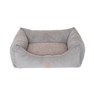 Hundebett Kingston Cord Double Face grau