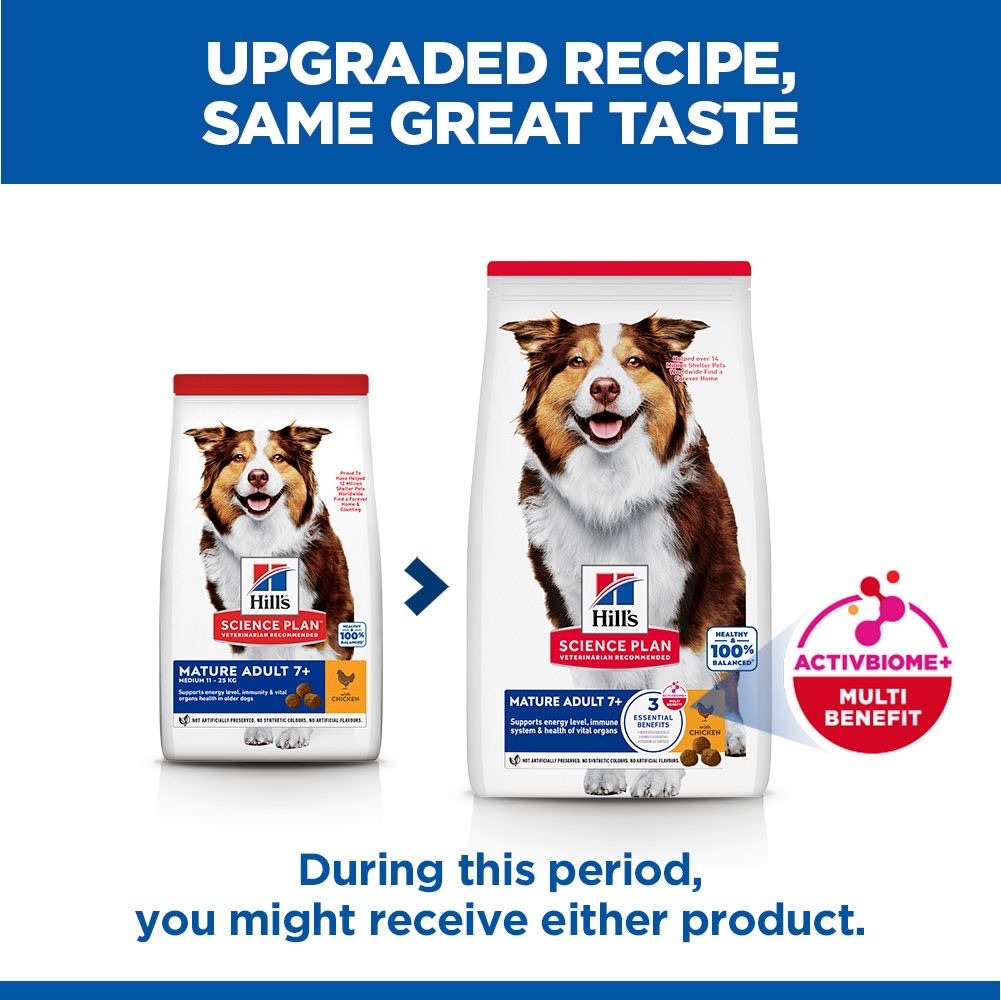 Canine Mature Adult 7+ Medium Breed Chicken