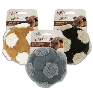 3 x Lambswool cuddly football