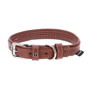 Lederhalsband braun