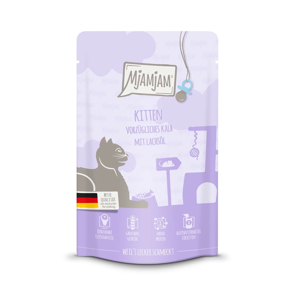 Kitten - Vorzügliches Kalb mit Lachsöl