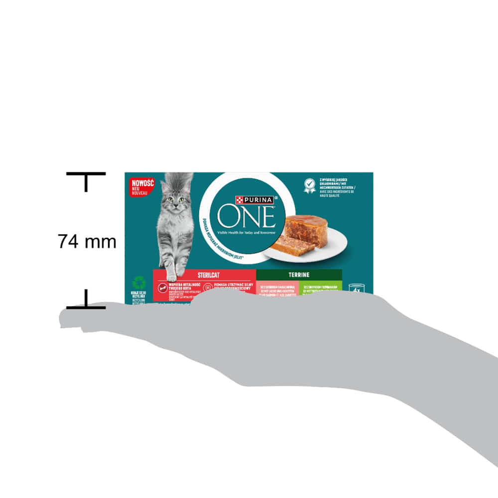 Terrine Sterilcat Lachs & Karotten / Truthahn & Spinat