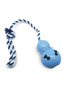 swisspet Futterball Gordy mit Seil, M, H = 11cm, blau