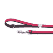 Firenze Vitello Hundeleine aus Leder in pink