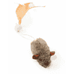 Souris en fourrure avec plume