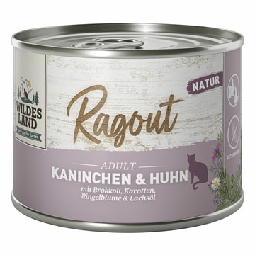 Feline Ragout Adult Rabbit &amp; Chicken with Broccoli