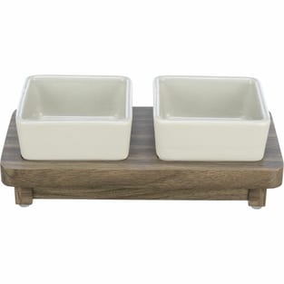 Napf-Set CityStyle Keramik/MDF