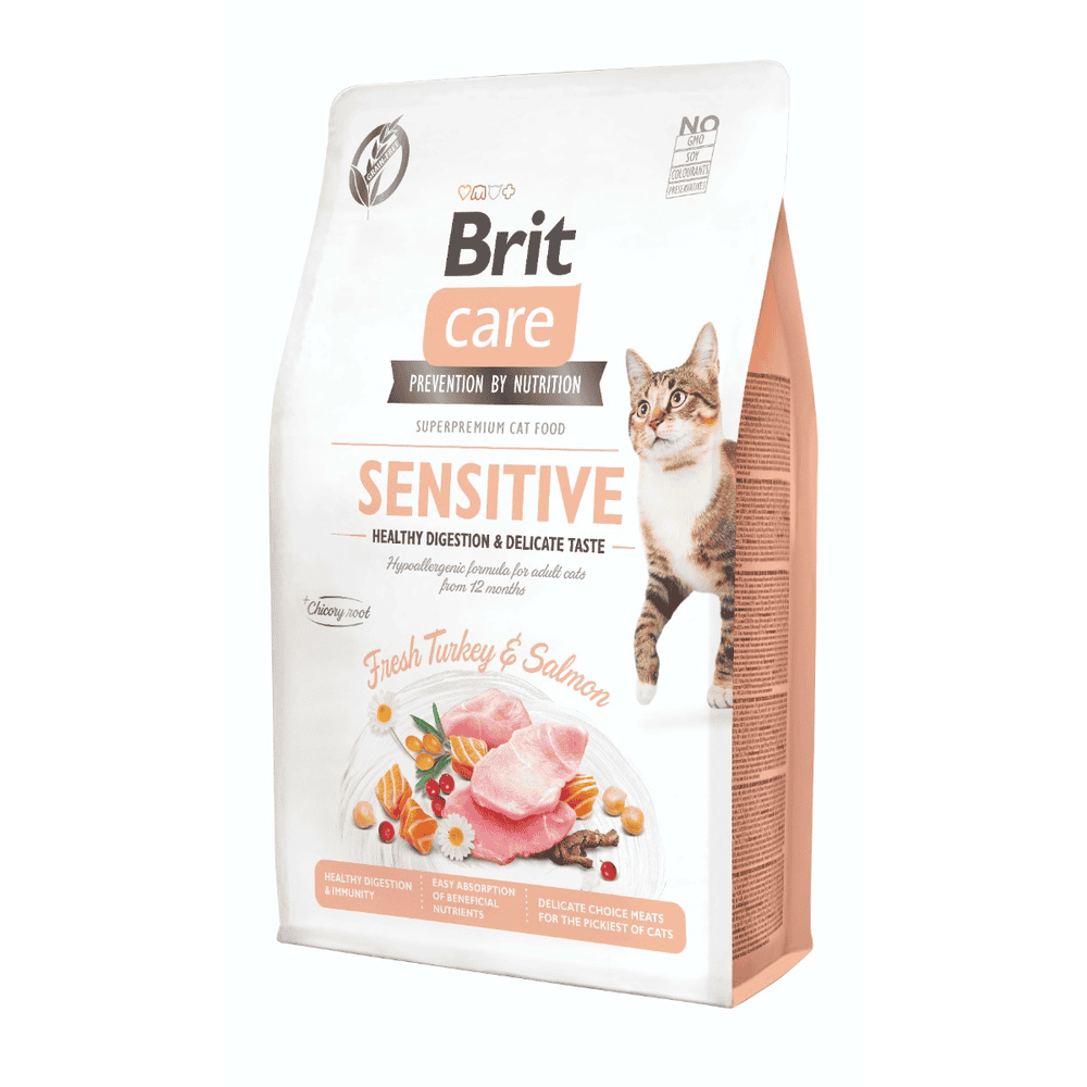 Care Cat Grainfree - Turkey & Salmon - Sensitive & Healthy Digestion