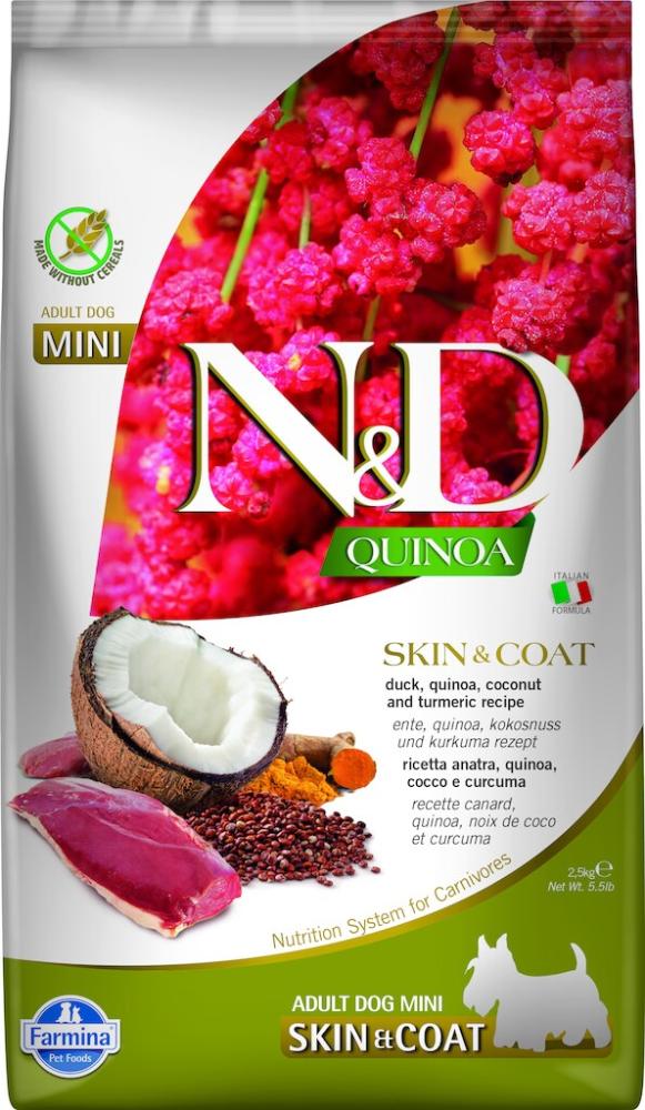 Canine Adult Mini Quinoa Skin & Coat Ente, Kokos