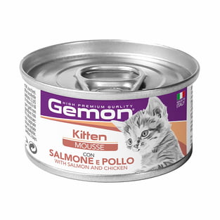 Cat Kitten Mousse with Salmon and Chicken