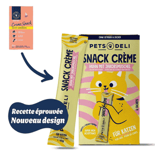 Snack Crème Huhn mit Jakobsmuschel - Snack Crème Poulet avec coquilles Saint-Jacques