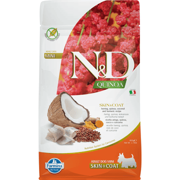 Canine Adult Mini Skin &amp; Coat Hareng &amp; Noix de coco