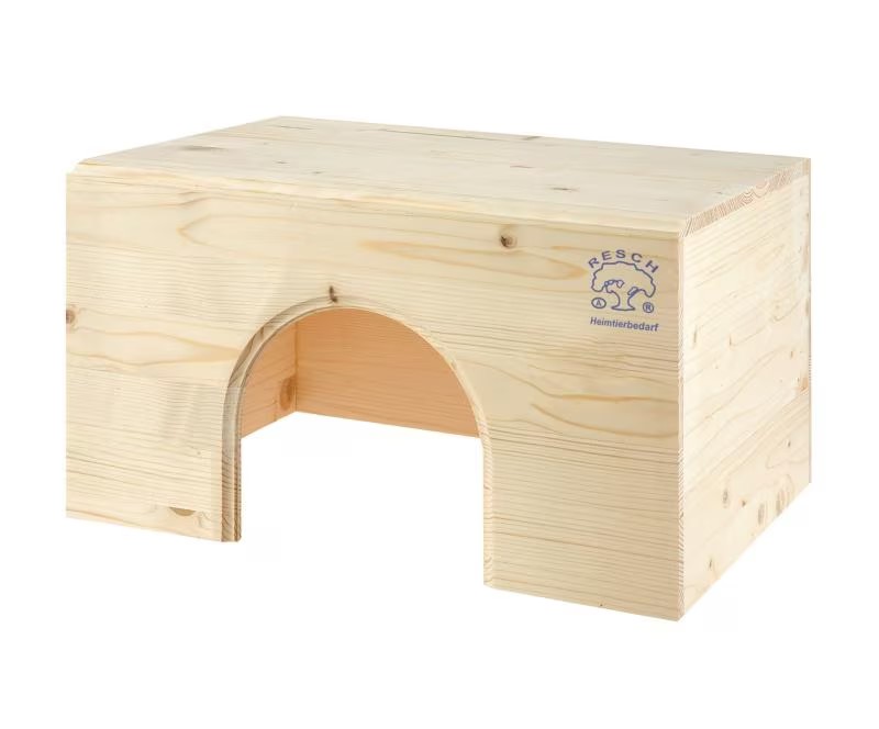 Maisonnette pour lapins avec grand portail