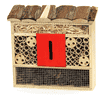 Hôtel pour insectes Rouge