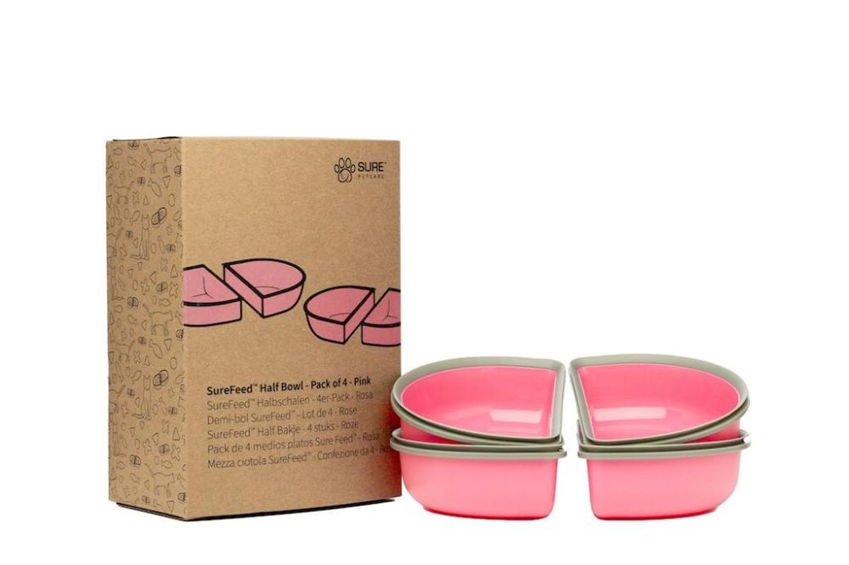 Set of 4 half trays for SureFeed automatic feeders